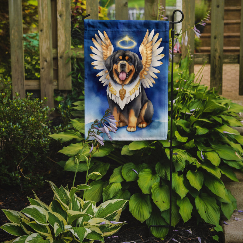 Dogue du Tibet, mon ange, drapeau du jardin