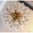 Murano  Light Rose Sputnik​ Sphere Chandelier-91459347-130934224-91459345