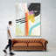 Reproduction d’art sur toile tendue, "rhythm variations i" par june erica