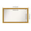 Townhouse Gold Non-Beveled Bathroom Wall Mirror-1016737497