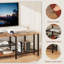 Unfinished TV Stand for TVs up to 75" with Fireplace Included-1954042012