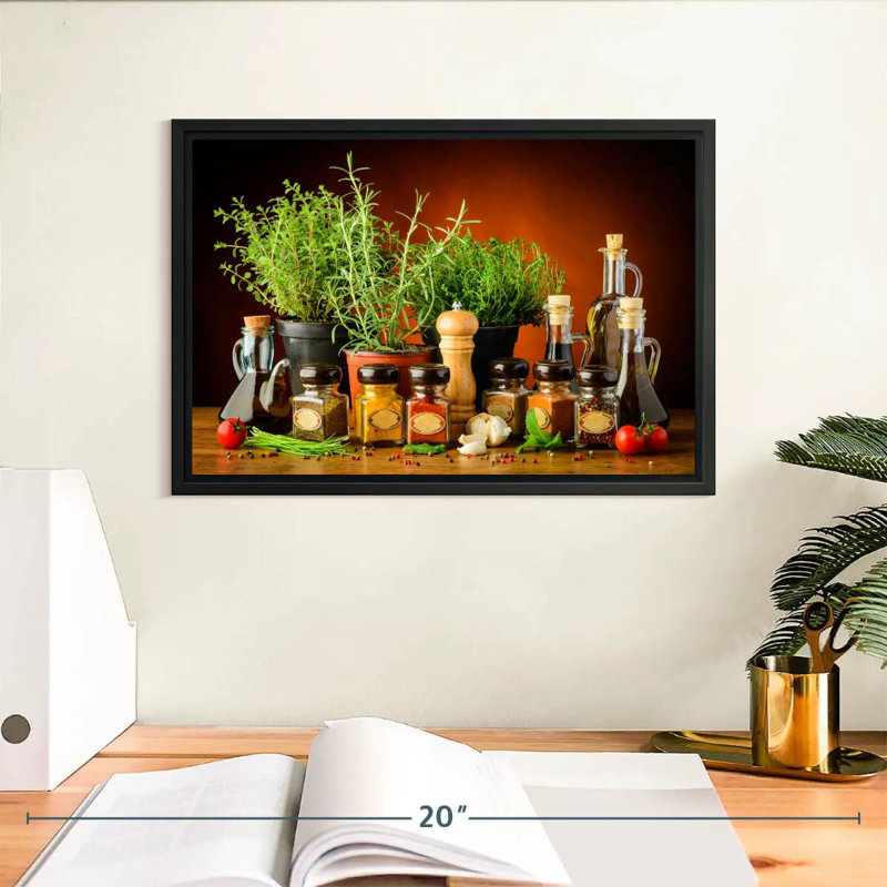 Yarlin Cooking With Spices And Herbs, 9" H x 13" W