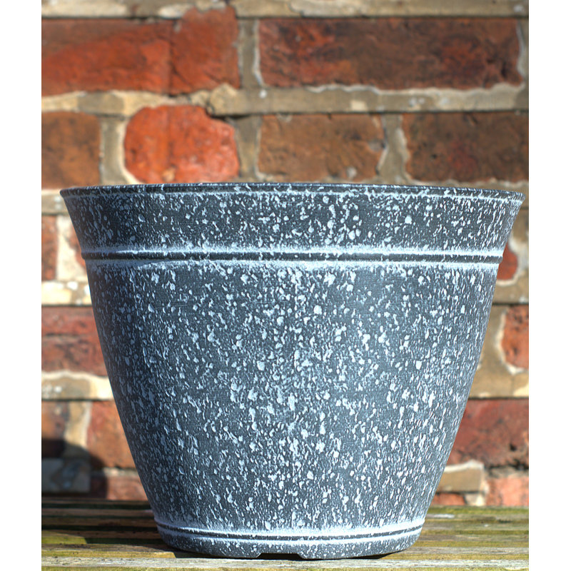 Flodin Handmade Pot Planter, Terracotta/Black