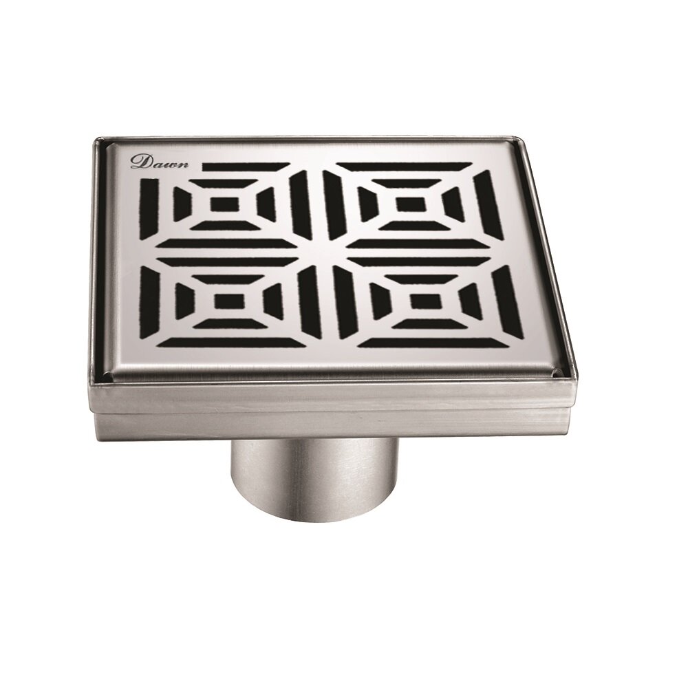 LUXE Squares Stainless Steel Linear Shower Drain