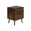 Table de bout Zena, table de bout, 2 tiroirs, finition brun noyer 19 po-117054056