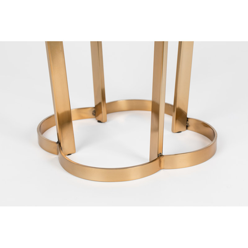 Marble Top End Table