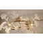 Lustre transitionnel 8 feuilles en acrylique blanc-423574371
