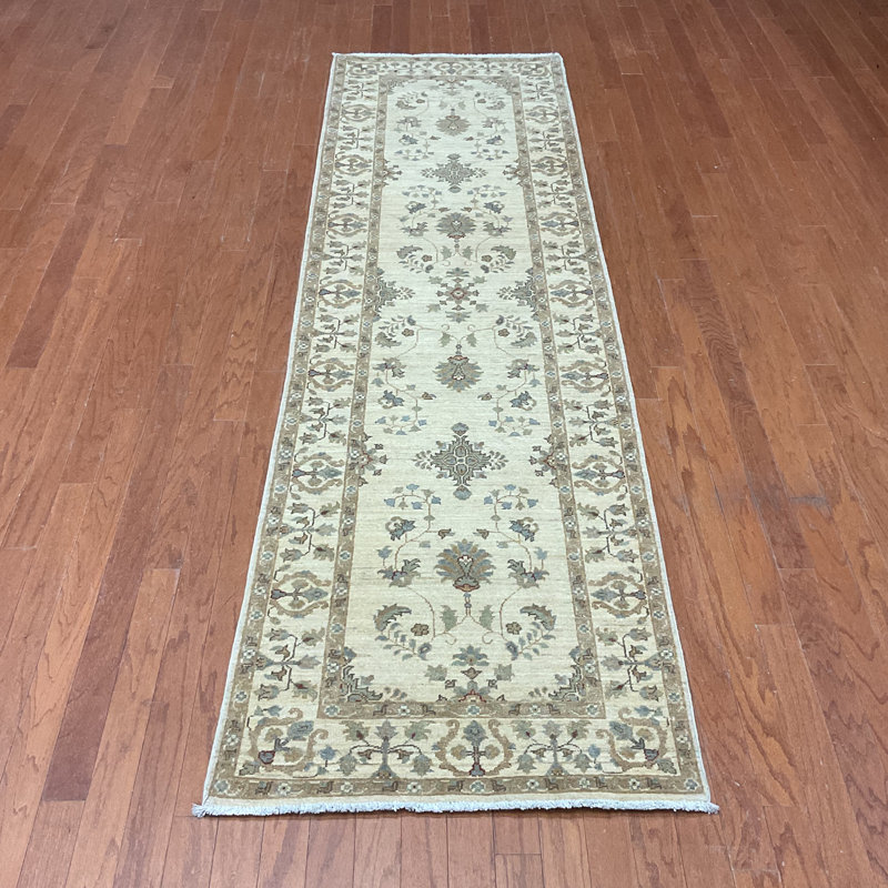  Handmade Oushak Wool Runner
