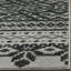 Tapis argenté / noir Nicarla-17572222
