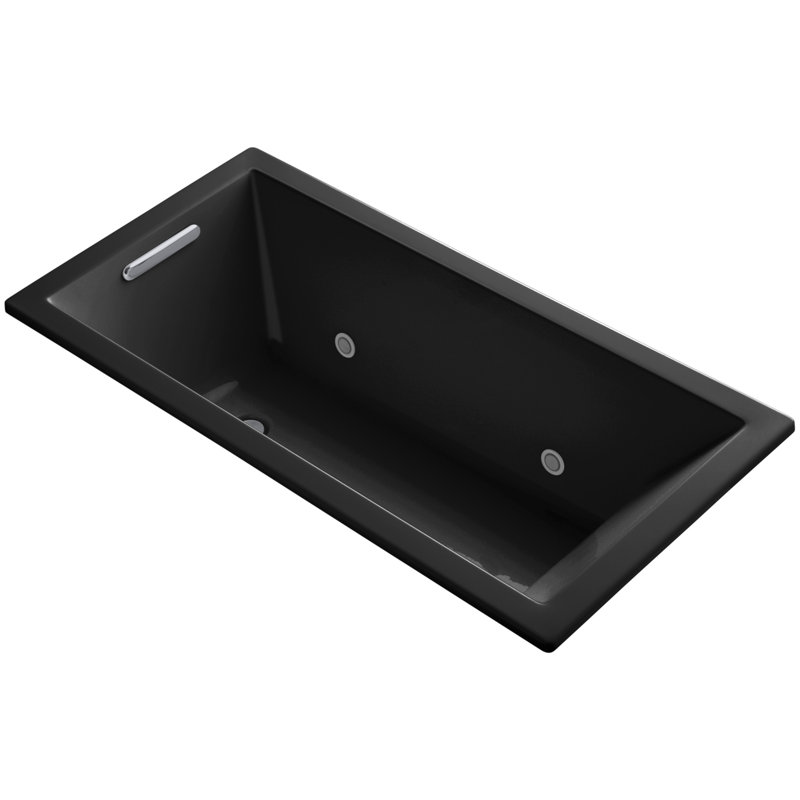 Baignoire tourbillon 60 po. X 30 po., Noir