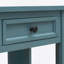 Console / canapé avec tiroirs de rangement et tablette inférieure pour le vestibule (bleu foncé)-704075029