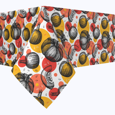 Hackensack Geometric Halloween Tablecloth