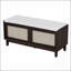 Banc d'entrée en rotin avec rangement Boho-1454622330