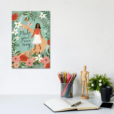 Make Your Own Way by Mia Charro - Wrapped Canvas Gallery-Wrapped Canvas Giclée