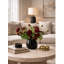 Faux Burgundy Floral Arrangement in Vase