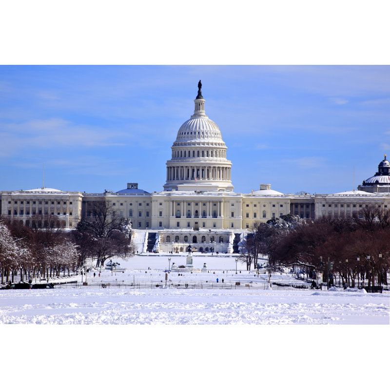 US Capitol by Bpperry - Wrapped Canvas Print, 30cm H x 46cm W