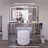Amelia Premium Vanity Table With Bluetooth Speakers And 11 Spacious Drawers-106057662