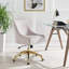 Chaise de bureau en velours Discern Performance par Modway-207101328
