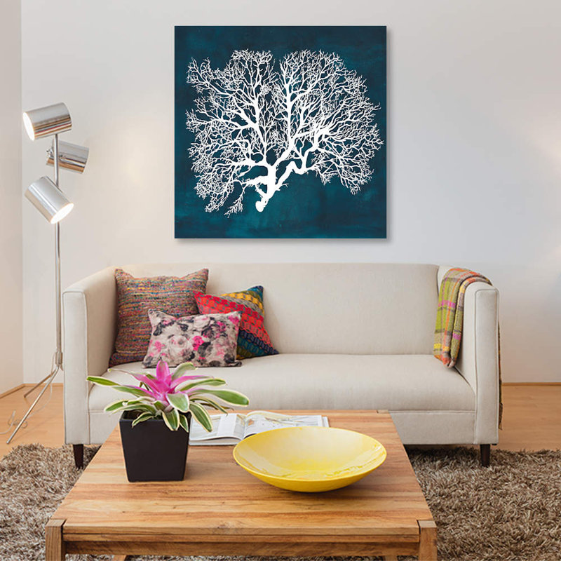 «Inverse Sea Fan III», impression sur toile, H 26 po x l 26 po x P 1,5 po, Toile tendue, Pas de tapis