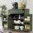 1Drawer 2-Door Accent Cabinets Chests with Storage for Living Room,Kitchen,Entryway,Dining Pantry Cabinet with 4 Hanging Shelves-1127686031