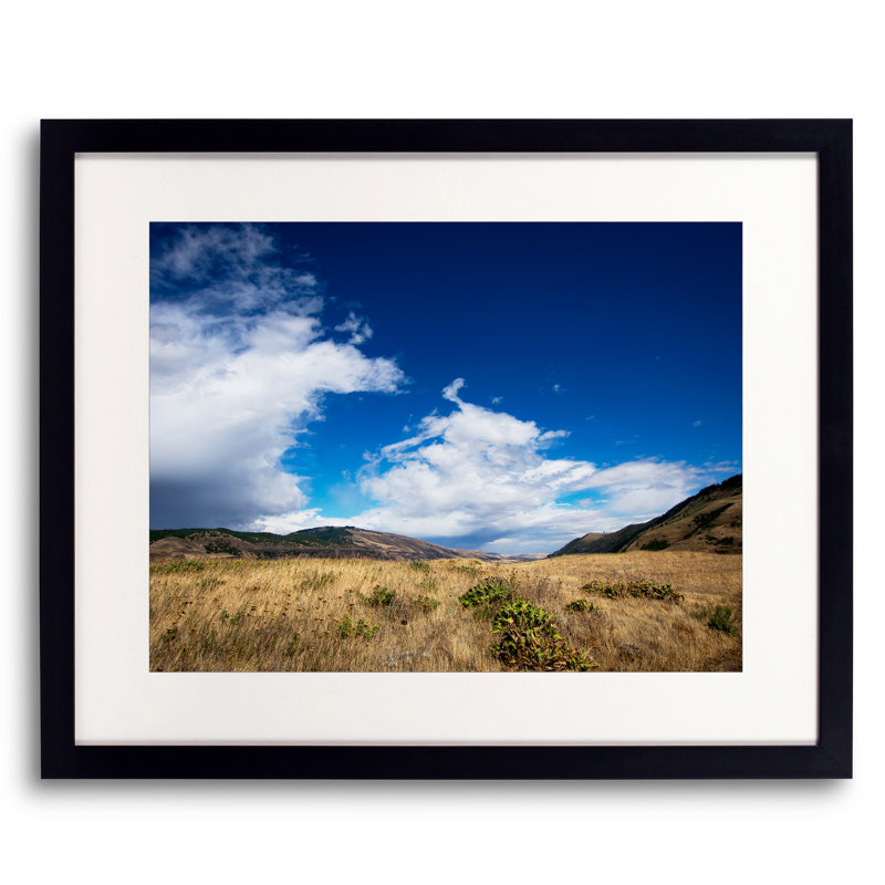 Rowena Crest Plateau par Catherine Johns - photographie, H 17,2 po x l 21,2 po, Papier avec cadre noir