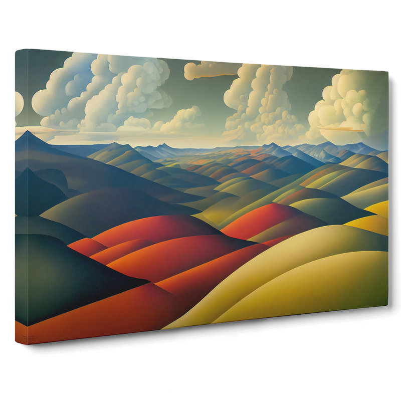 Wonderful Mountain View - Wrapped Canvas, 35cm H x 50cm W x 3cm D