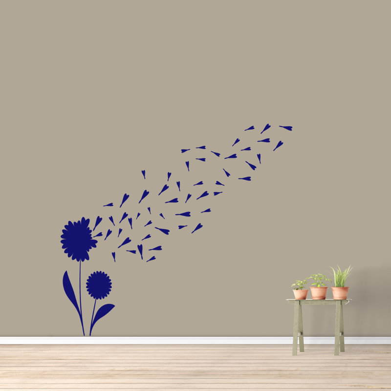 Adhésif décoratif pissenlits, Bleu marine