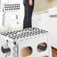 Small Folding Plastic Step Stool White
