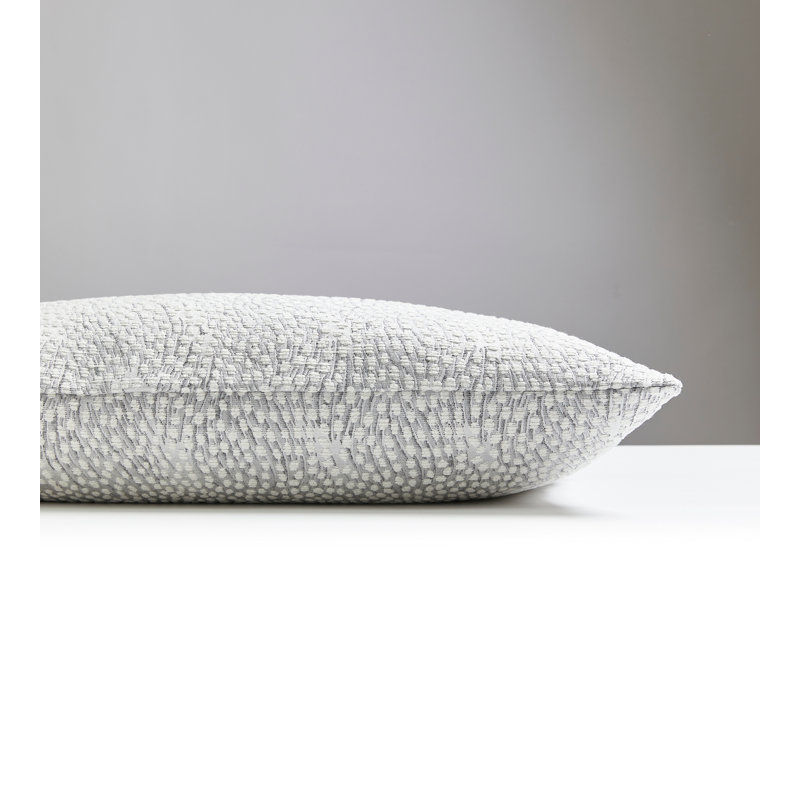 Flurry Lumbar Pillow Cover & Insert, Snow
