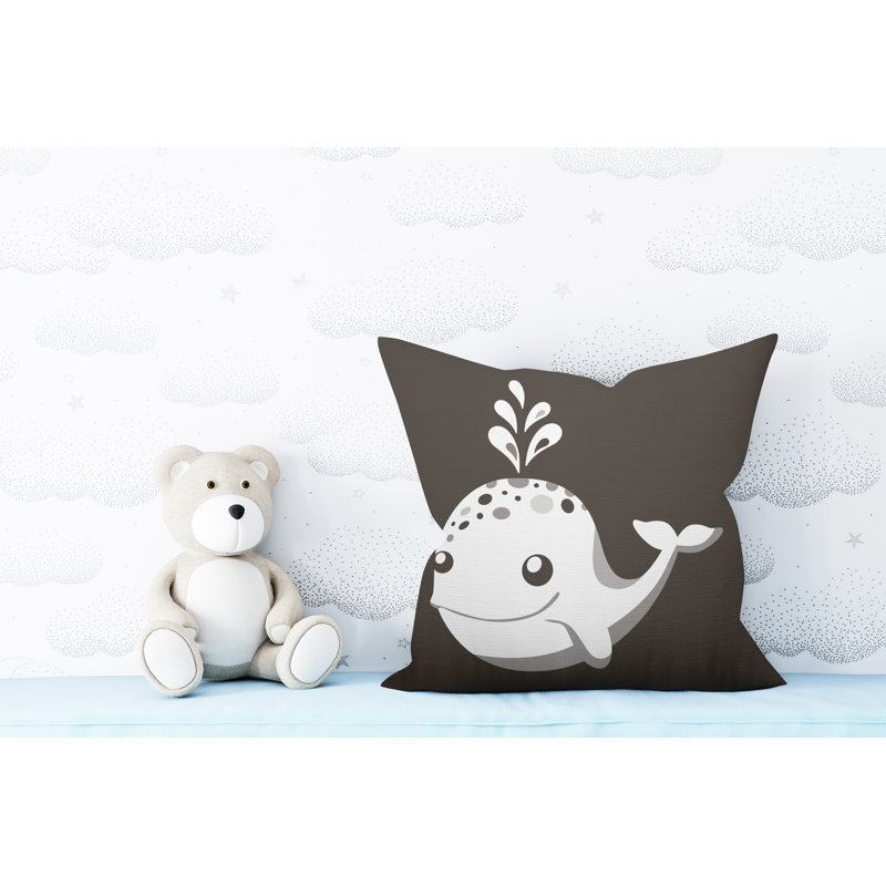 Coussin Whally, L 15 po x H 15 po, Taupe