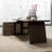 Coffee Rectangular Manufactured Wood  desk-805820241