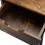 Ensemble de 2 tables d'appoint Mid-Century en bois, table de bout avec 1 tiroir de rangement et table de chevet