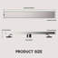 24 Inch Linear Shower Drain With Tile-In Pattern Grate-106754505