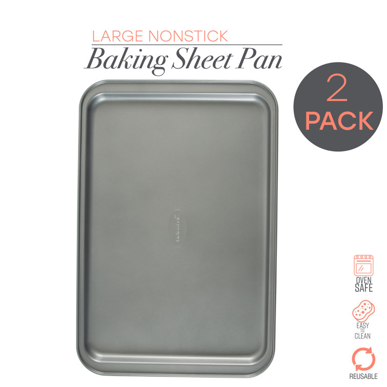 Kitchen Details Non-Stick Steel 2 Piece Baking Sheet Set