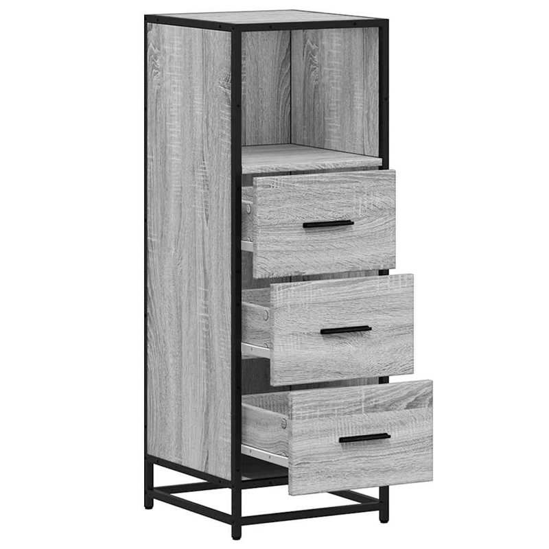 Shoniece Bathroom Cabinet, Grey Sonoma