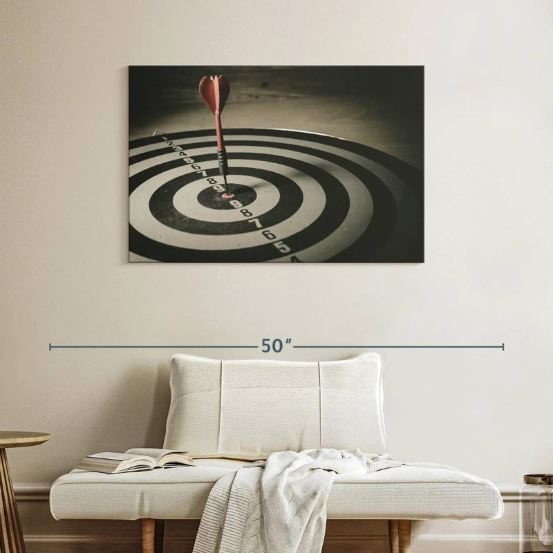 Jeu de fléchettes Senne Bullseye, H 26 po x l 39 po
