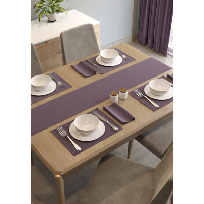 Christeen Solid Colour Polyster Table Runner