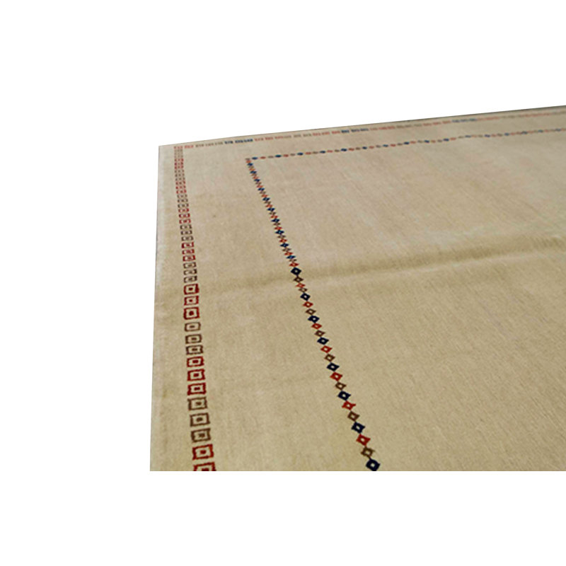 Wool Area Rug in Beige