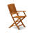 Darrin Folding Acacia Patio Dining chair-30942911