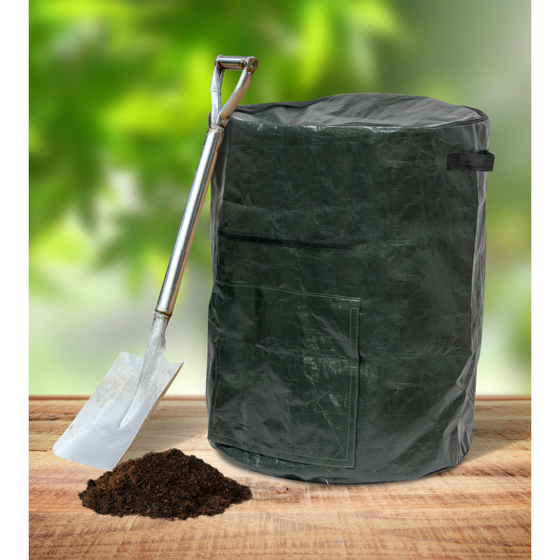 Katelynn Plastic Compost Bag with Latching Lid