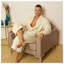 Gender Neutral Mid-Calf Bathrobe with Pockets-2121387631