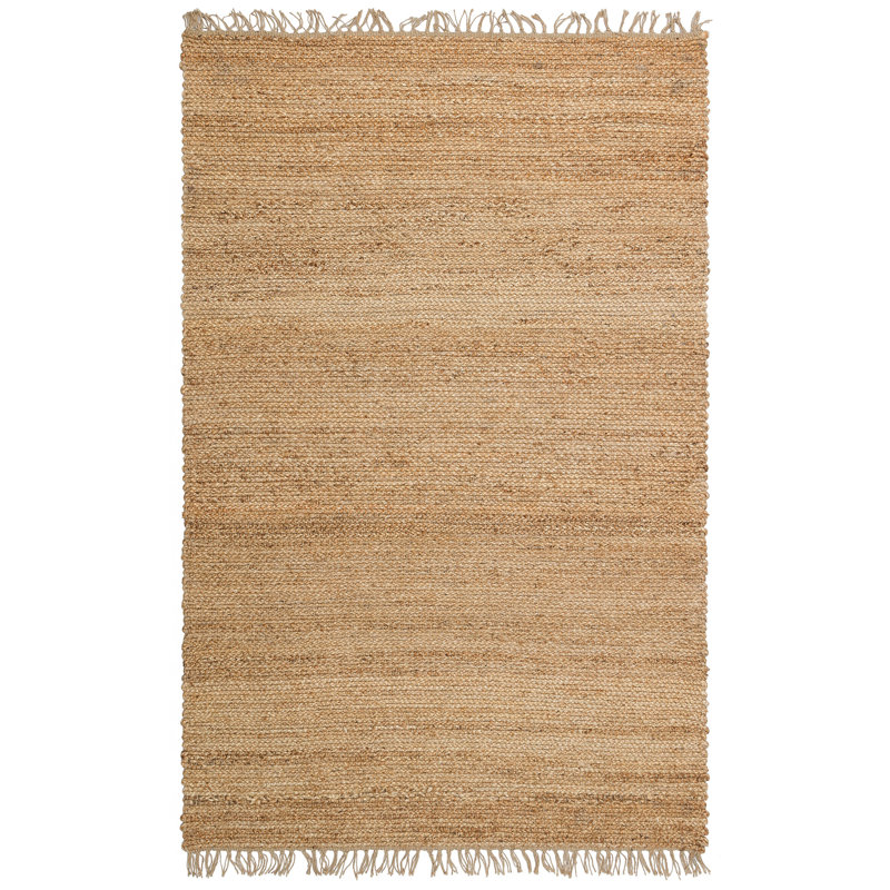 Premium Jute Area Rug, 4.0 x 5.9 Feet | 100% Natural Jute, No Pile, Machine Woven, Flat Weave | Durable & Easy to Clean, Beige Color | Perfect for Living Rooms, Bedrooms, & Eco-Friendly Home Decor