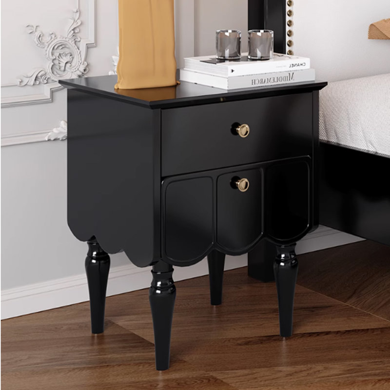 Table de chevet Clouds, Noir
