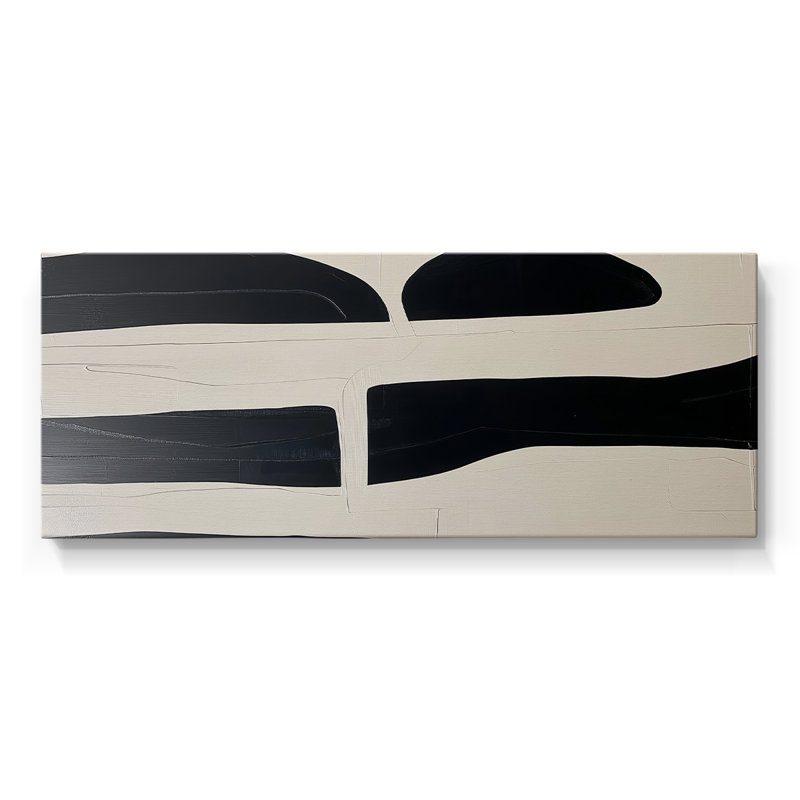 Abstract Series 7 #C-Wide Gallery Wrapped Canvas, 12" H x 30" W