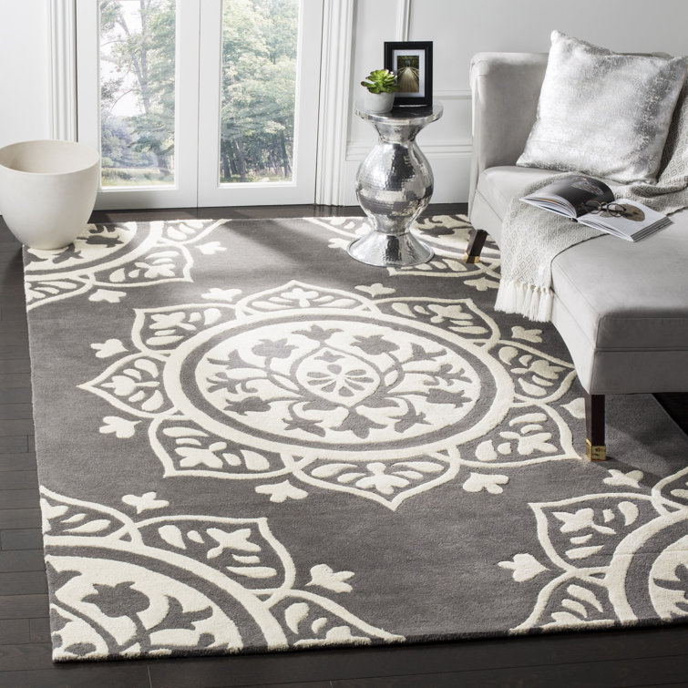 Cruz Hand Tufted Wool Floral Rug