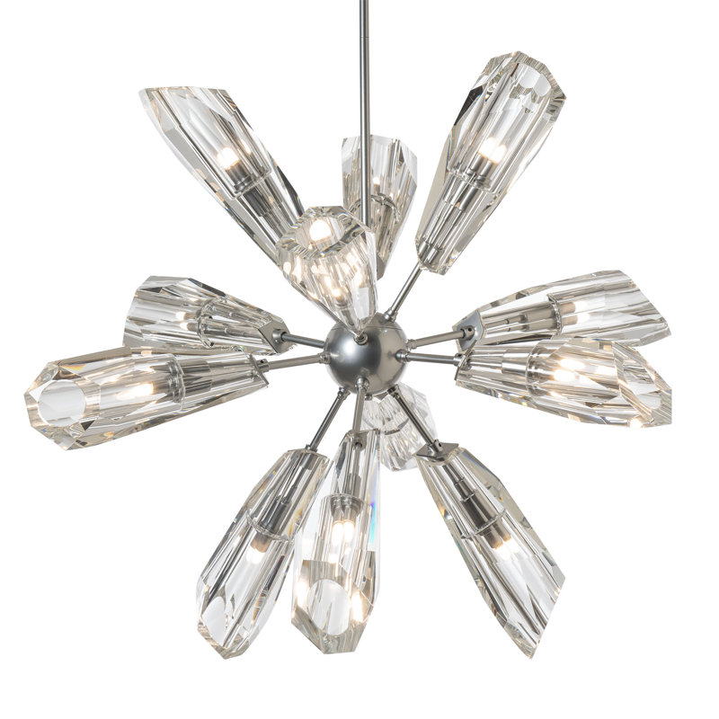 Luma 12 - Light Chandelier, Sterling