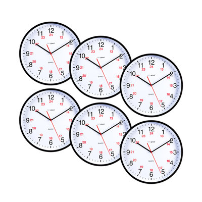 Horloge murale 12" silent