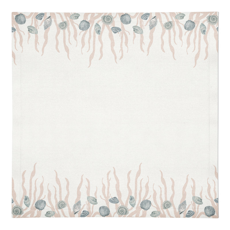 Serviette Winchendon, Bleu / rosé / blanc