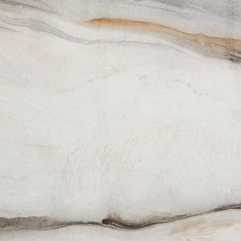 Lit simple à panneau avec tête de lit décorative en faux marbre, éclairage à DEL intégré et structure robuste, fabrication en bois massif et en bois manufacturé au fini brun