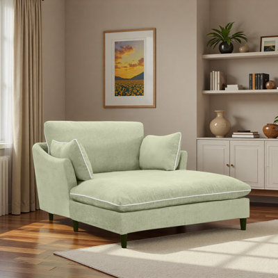 Chaise longue moderne avec coussins